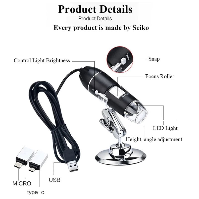 دستگاه آنالیزور پوست و مو حرفه ای دیجیتالی Digital Microscope